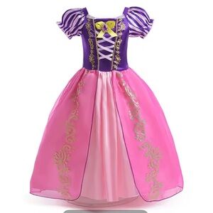 NEW Disney Rapunzel Princess Dress – Sparkly Sequin Mesh Party Gown Queen